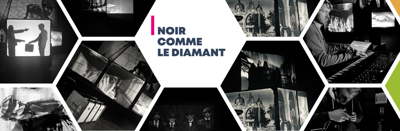 images du polar graphique Noir comme le diamant